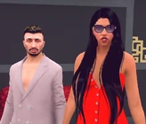 Naomi without makeup VS with makeup on