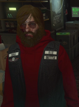 Siz wearing red to represent the Leanbois