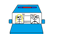 Bundy and Pond yapping away in the charger (obviously) Art by Chiracho