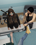 Mila and Riley visit Gus in the ICU.