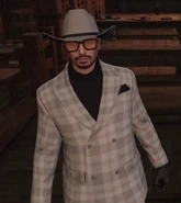 Humberto's outfit for the casino on February 18, 2021
