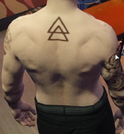 Ap back tattoo
