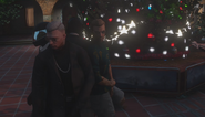 Ray, Yuno, and Saab leaning in front of the Manor