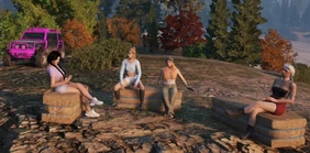 Blaine County Mayor Dawn Hearte meets with her deputy mayors Veronica Mars, Lexi Law, and Eve Summers November 3, 2025