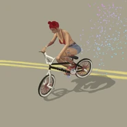 Molly on her bmx by Nrina on Discord