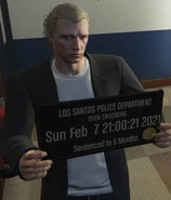 Sven's mugshot on February 7, 2021.