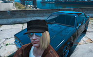 Sonya takes a selfie after acquiring her Sabre Turbo GT.