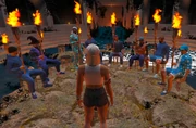 Original season 8 blue tribe during Tribal Council (day 1) September 1, 2025