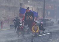 Boris hanging with The RUST Crew