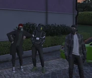 Raul, Ash, and Hanh Do at Casa de la Angel Nov 2022