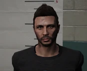 First mugshot on return to the city