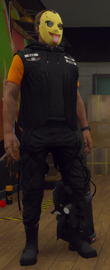 Black Shortsleeves Black pants
