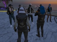 The Raiders MC confronting Dax Marshall on top of the Krystal Casino November 5, 2025