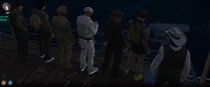 The gang chilling on the pier back in the early days.