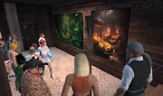 Vicki picking the Rare Wall Art - Fruit Forge painting to take home as part of her winnings; the other Rare Wall Art - Deep Jungle painting was awarded to runner-up Ribeye Thompson (day 5 finale) March 28, 2025