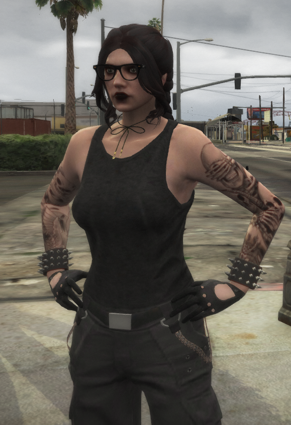 GTA 5 Online, Top Female Black Goth Outfits