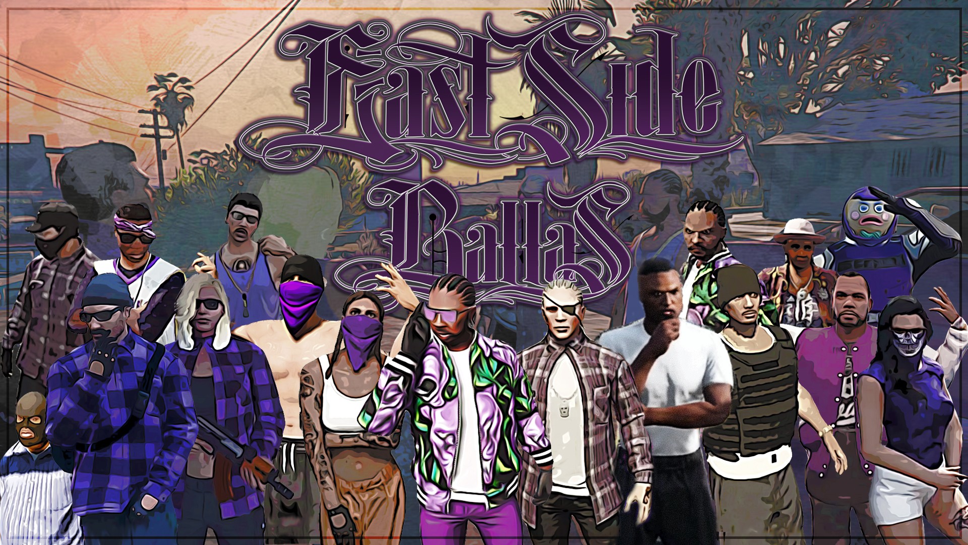 The ballas gang gta 5 фото 1