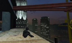 Marty after fleeing from the cops, stuck on construction Nov 10, 2022