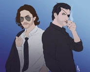 Cooper and Silas Art by OrangeJuice (AJ)