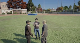 Talking with Hank and Flop