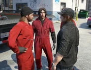 Kaiba confronts Kelly about his haircut at Mosley's Auto.