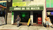 Smoke on the Water storefront in Vespucci Beach, prior to moving to Little Seoul