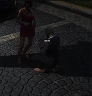 Xavier sucking on Tatianna's toe