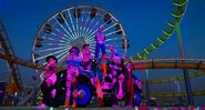 The 3 Ringmasters and some of the early members of The Circus on The Pier.