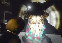 Boris with skull mask