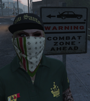 Combat zone ahead selfie