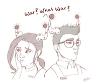 Skye and Rodney Art by zevvy