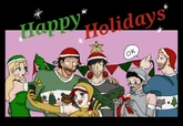 Happy Holidays (feat. Juno, Ziggy, Ash, Flop, and Rhodes) Art by Ender_Panda#8125
