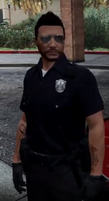 Old Look - Blue Short Sleeves Officer Outfit