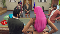 Niki attempts to defuse a tense standoff between Parks & Recreation Director Charlie Greene and the Mayor Mickey S administration on June 16, 2022