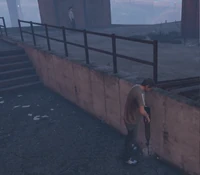 Bogg disguised as a construction worker while the police is searching for him