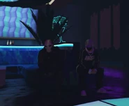 Chilling and sharing drama at Bahama Mamas with Nate Karama