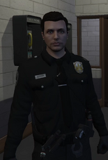 LSPD Black Long Sleeves Uniform