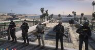 After conquering the Billabong (L to R) Lando, Dam, Pike, Den and Peppers