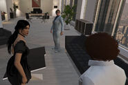 Bob Moss invites Gus to group therapy with Riley and Mal.