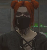 Seana Masked Close Up