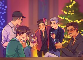 CleanBois Christmas Party- @MissPancakeDraw