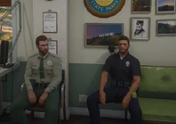 Conan and A.J. inside Beaver Bush Mar 14, 2023