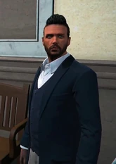 Los Santos County Mayor Michael Razzel inside of Davis City Hall.