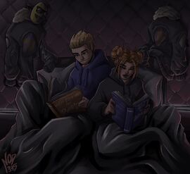 Rizzy in Bed by @no_one1335