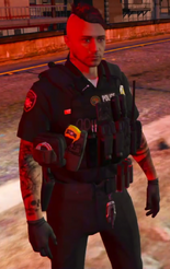 Black Short Sleeves Uniform (No Aviators)