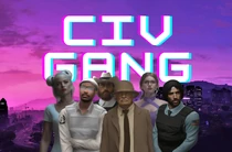 The first Civ Gang art created with the original members of the gang.