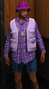 Contestant Joe Rosner in his Survival Purple Cabin Fit October 2025