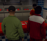 The crew finds out that the burgers are all too expensive.