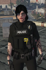 LSPD Buttoned up short sleeves outfit