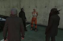 Bovice meets with West, Gomer, and The Doctor